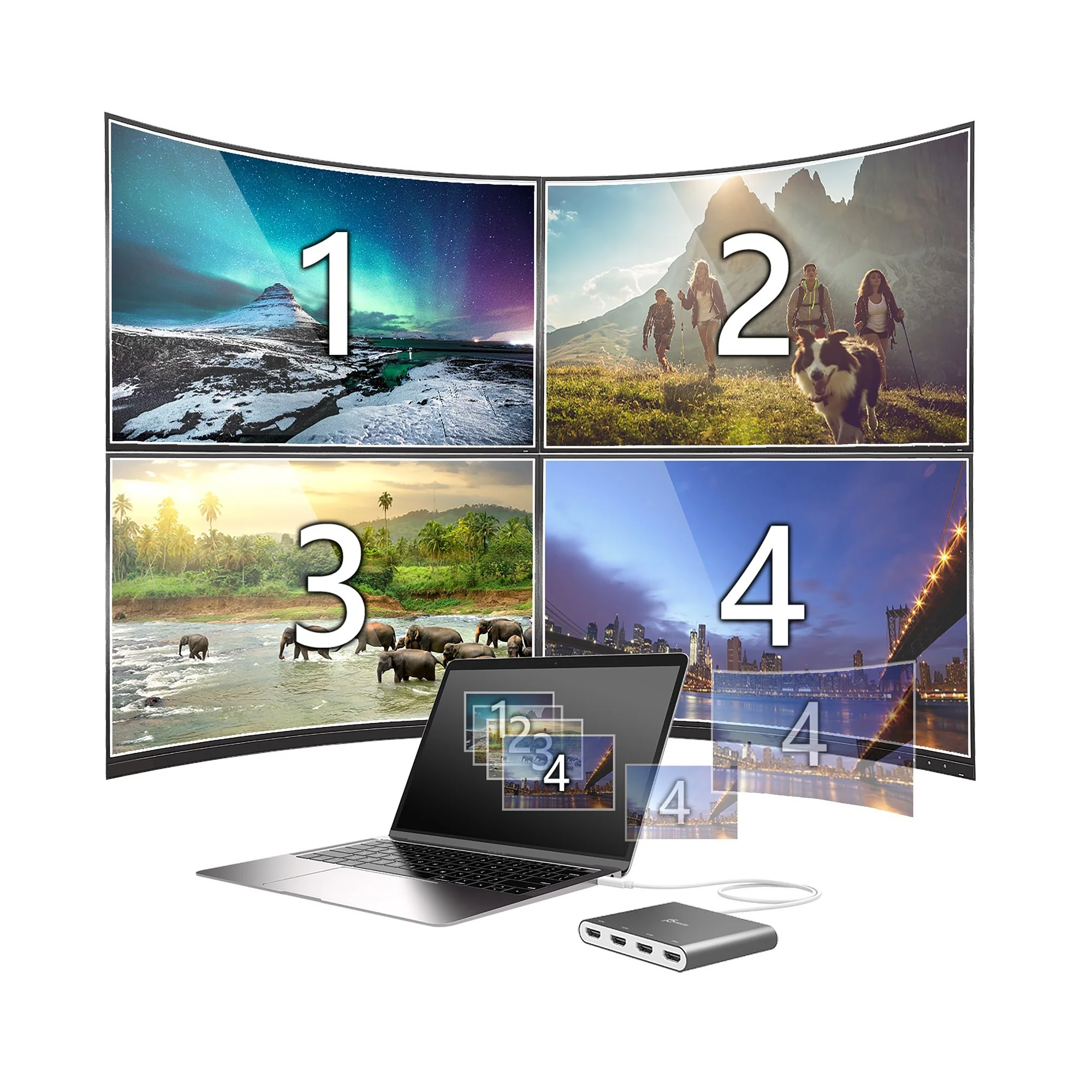USB-C™ to 4-Port HDMI™ Multi-Monitor Adapter - Image 12
