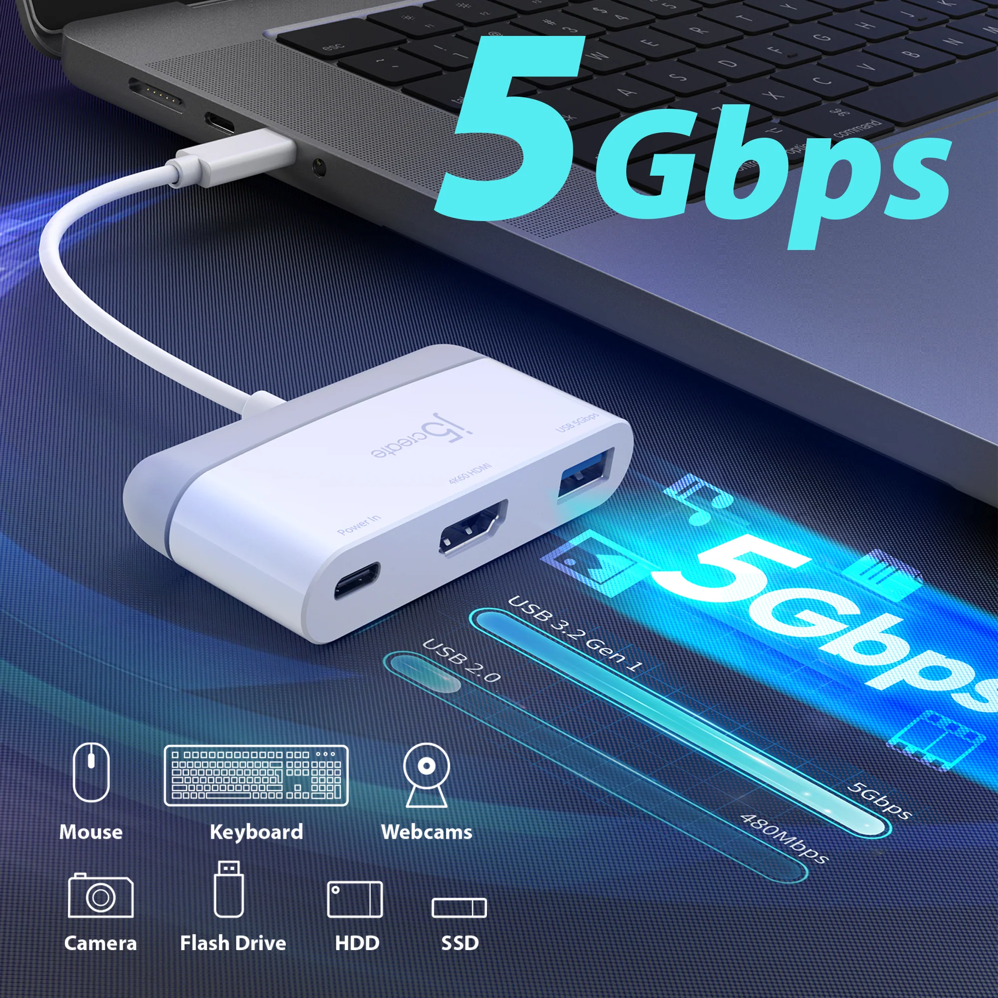 USB-C® to HDMI™ & USB with Power Delivery - Image 7