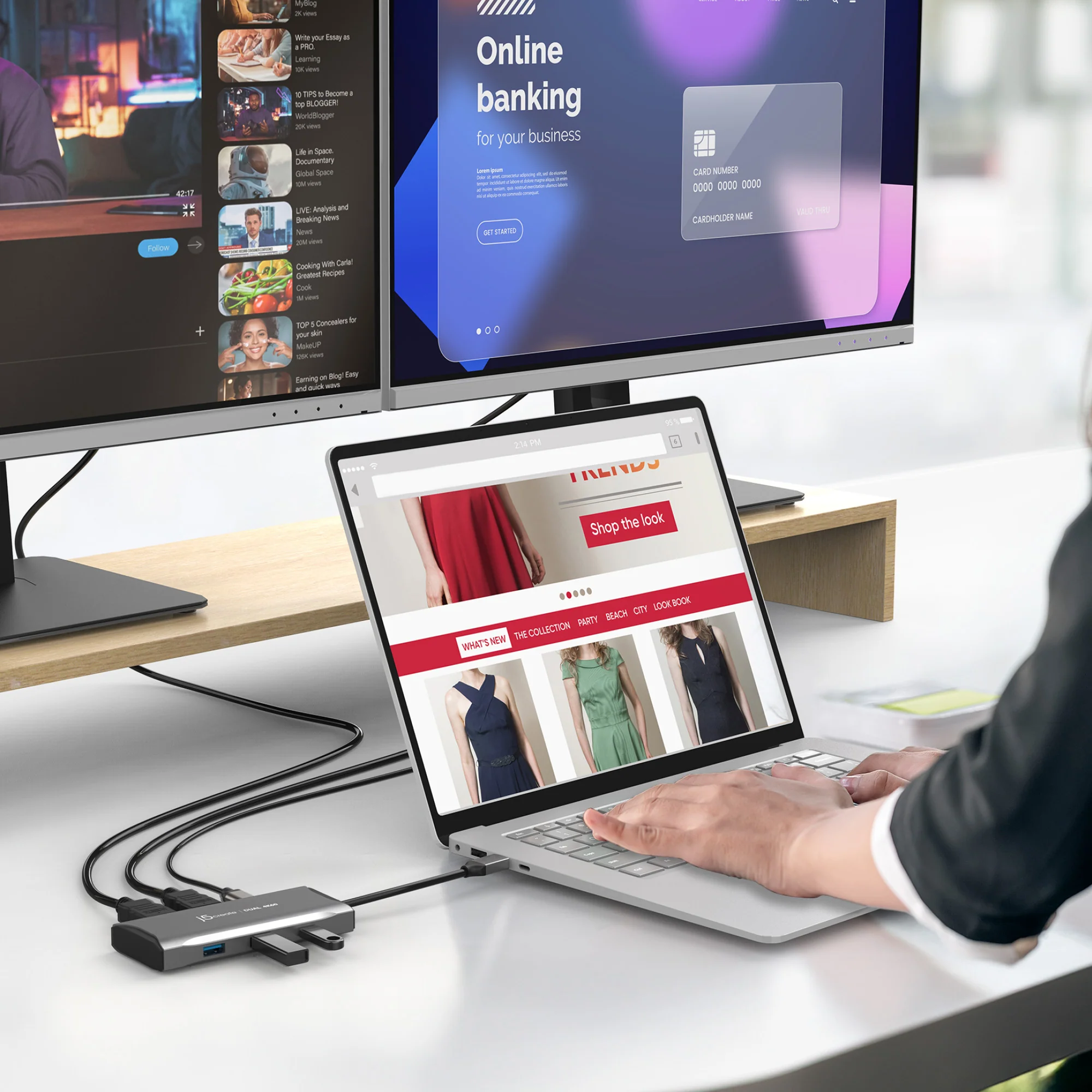 USB-C® Dual HDMI™ 4K60 Mini Dock - Image 5