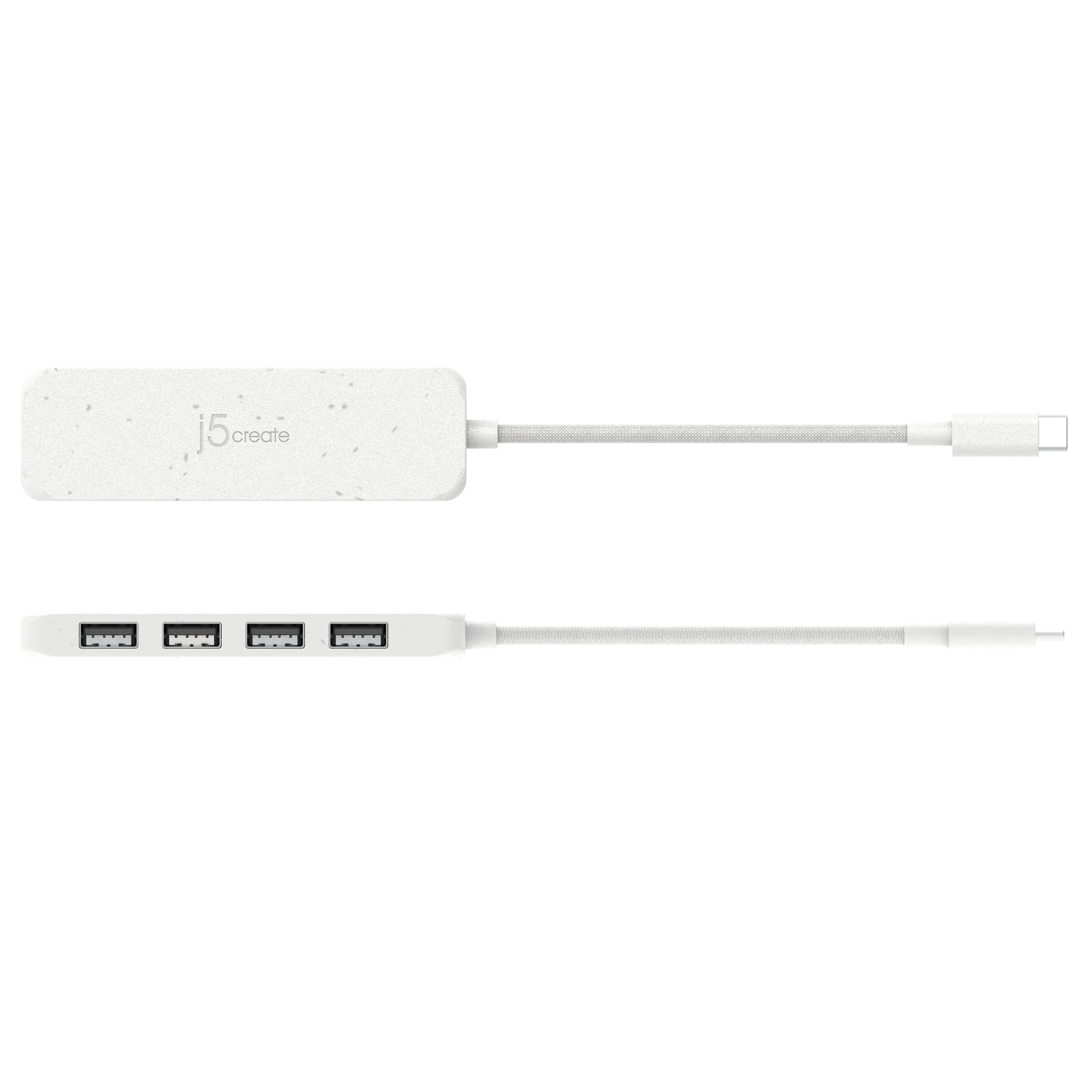 Eco-Friendly USB-C® to 4-Port Type-A Gen 2 Hub - Image 4