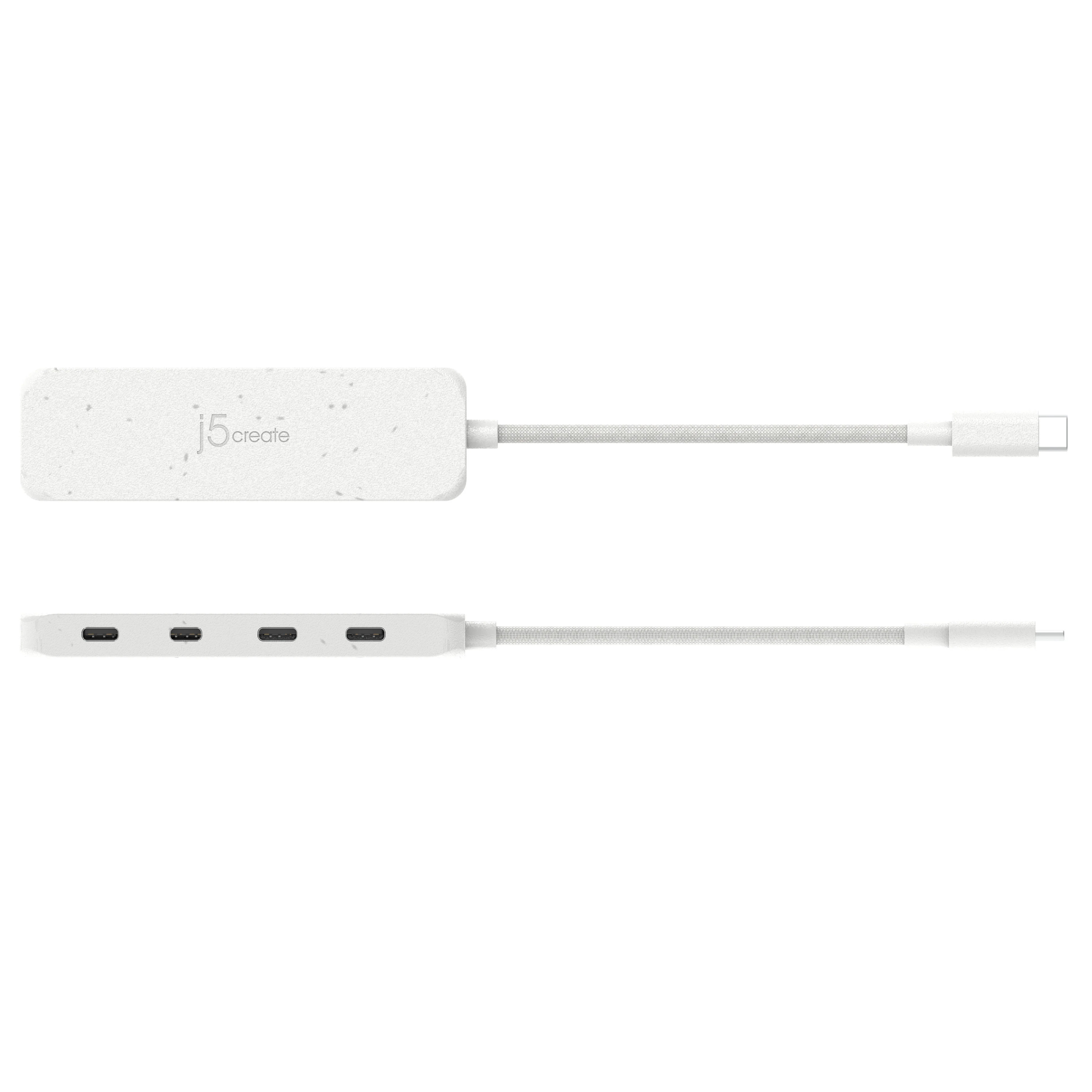 Eco-Friendly USB-C® to 4-Port Type-C Gen 2 Hub - Image 4