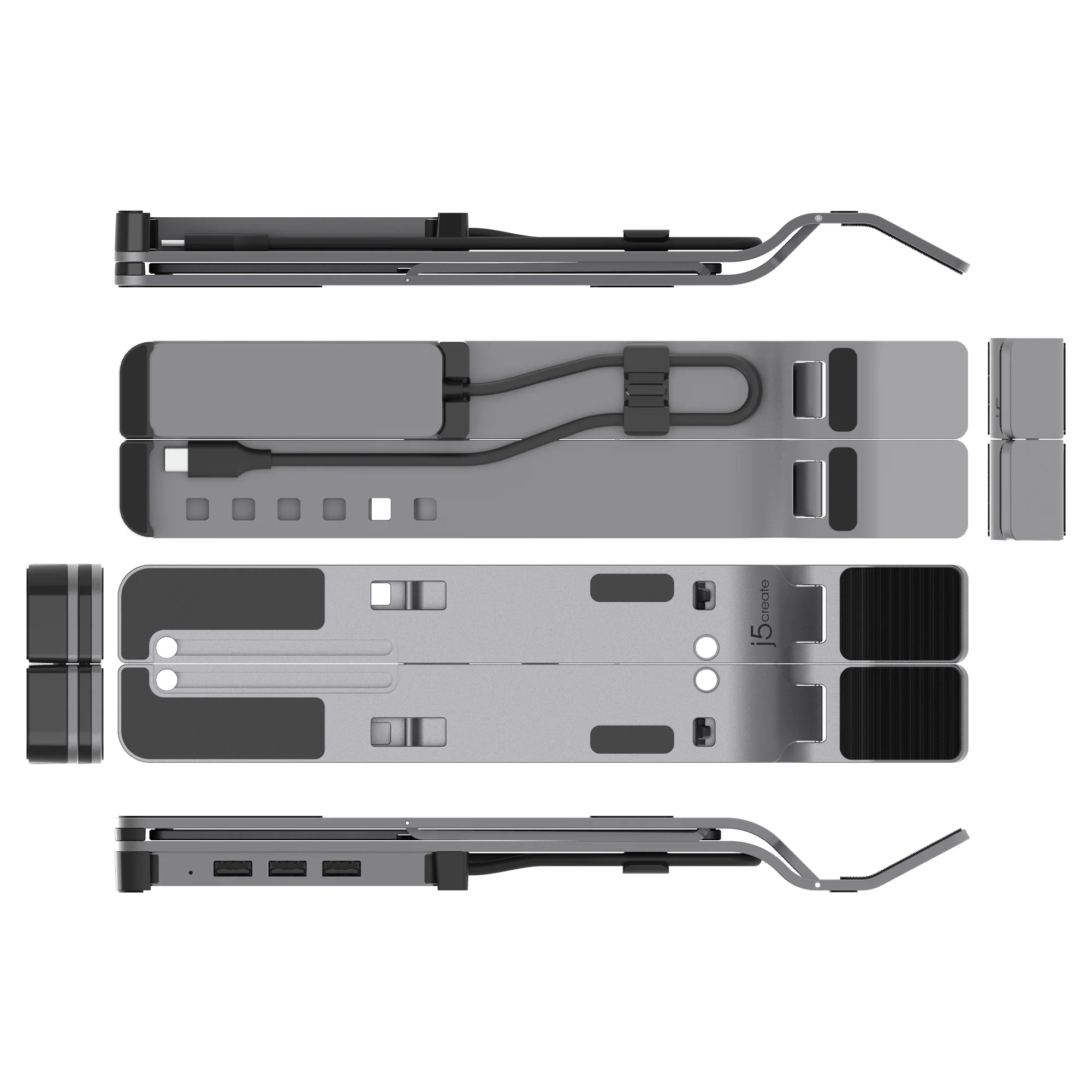 Laptop Stand with USB™ 4-Port Hub - Image 3