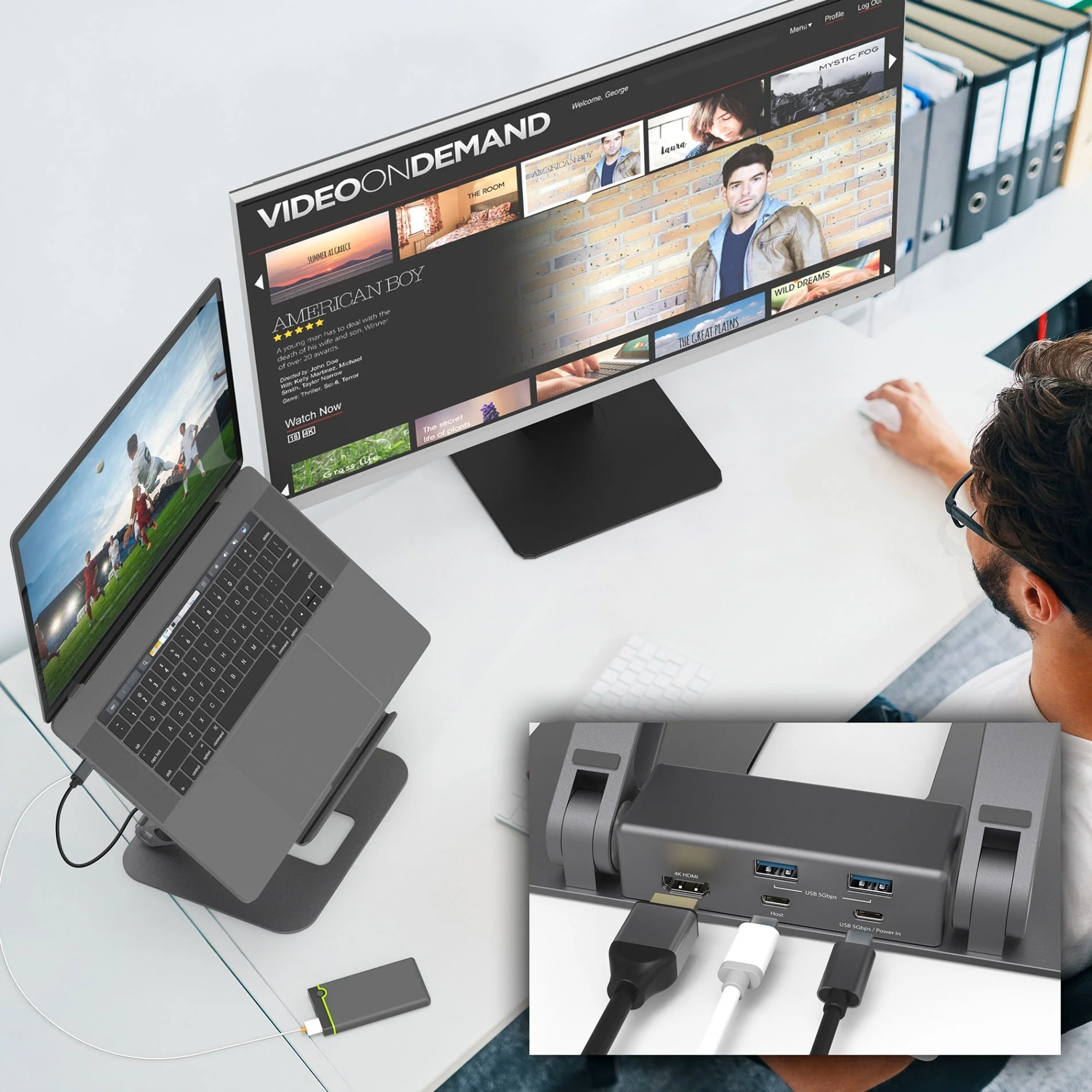 Multi-Angle 4K Docking Stand - Image 4