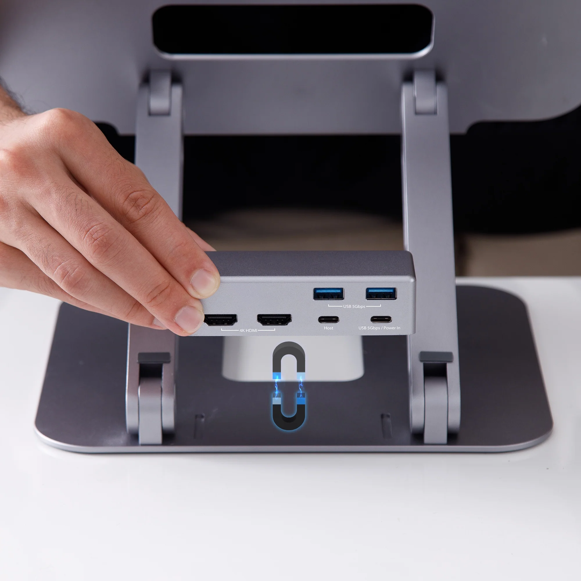 Multi-Angle Dual HDMI™ Laptop Stand - Image 9