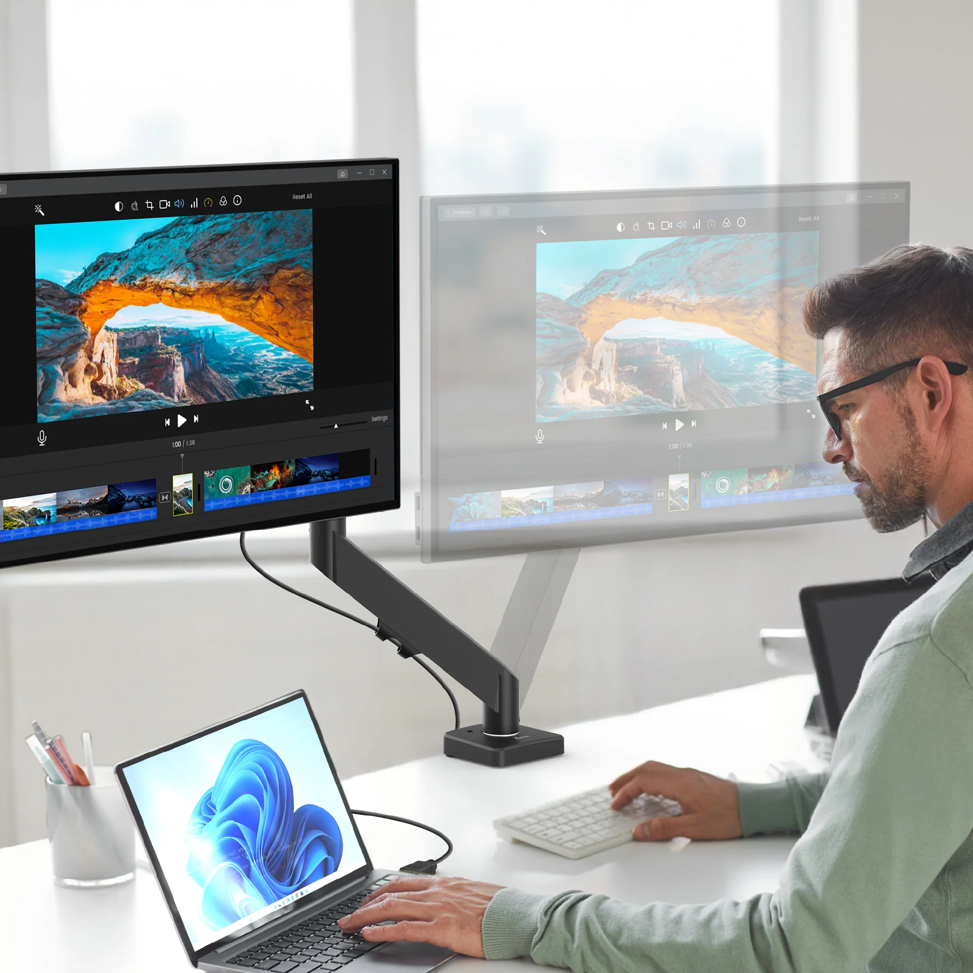Ergonomic Monitor Mount - Image 6