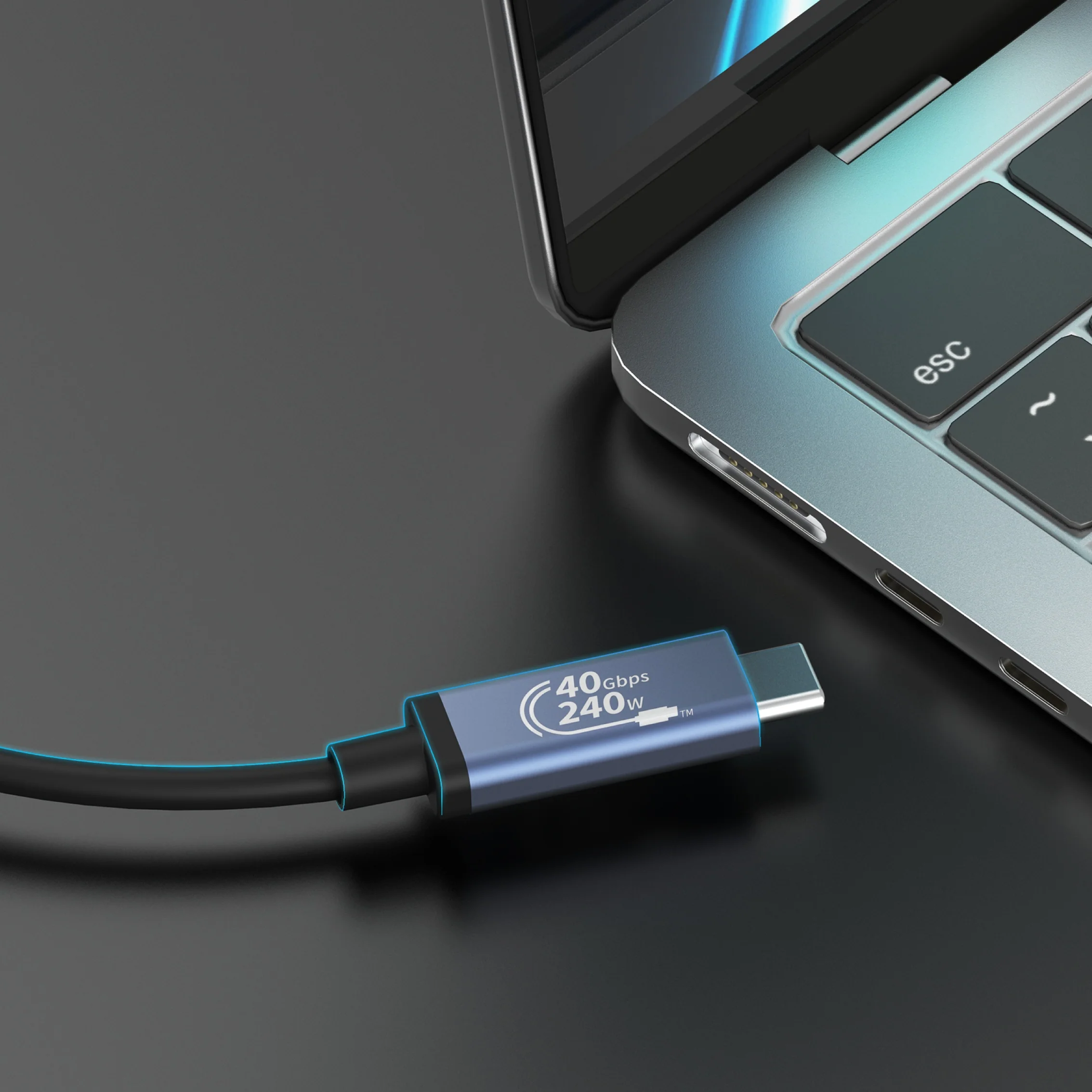 USB 40Gbps 240W USB Type-C® Cable - Image 5