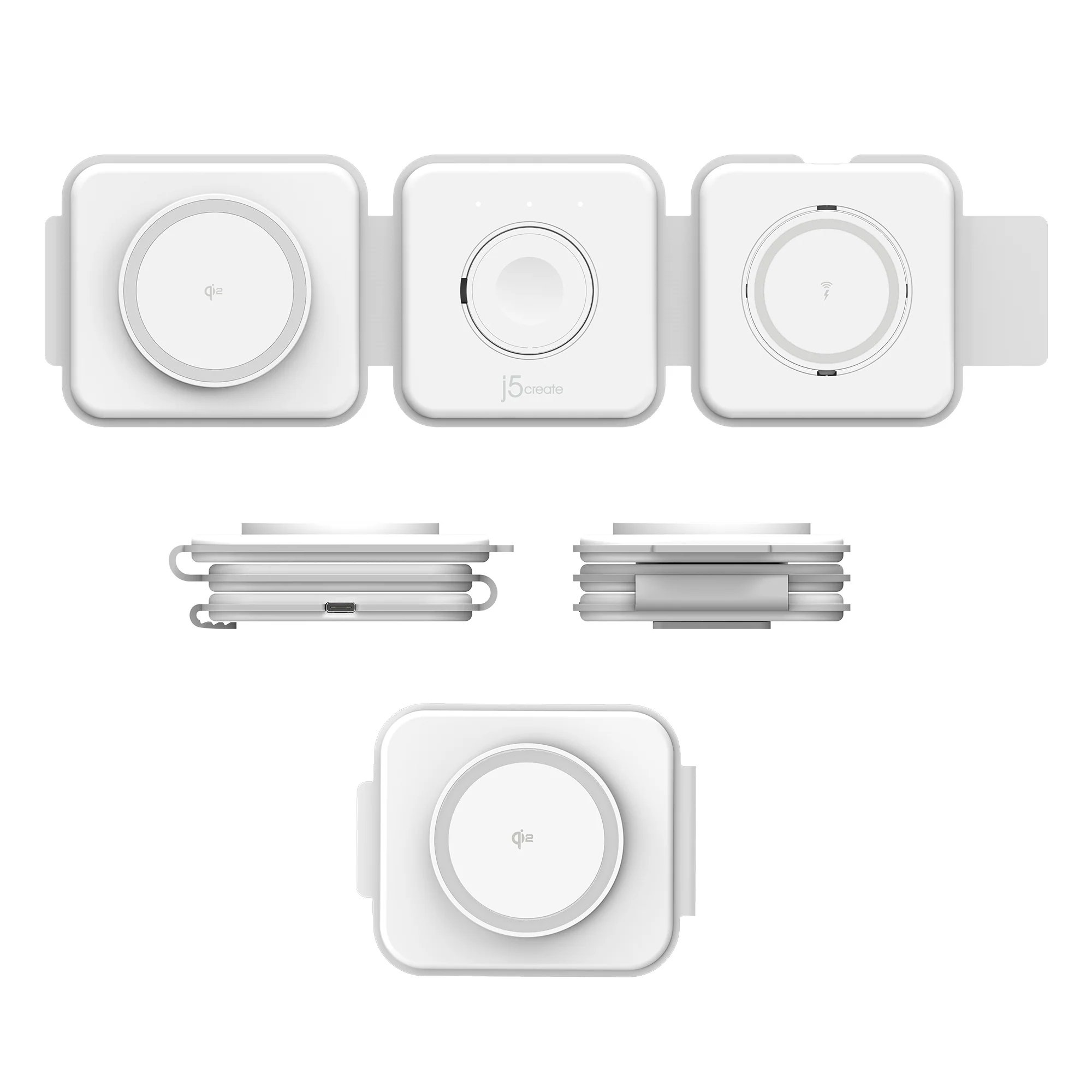 Qi2 3-in-1 Magnetic Travel Wireless Charging Station - Image 6