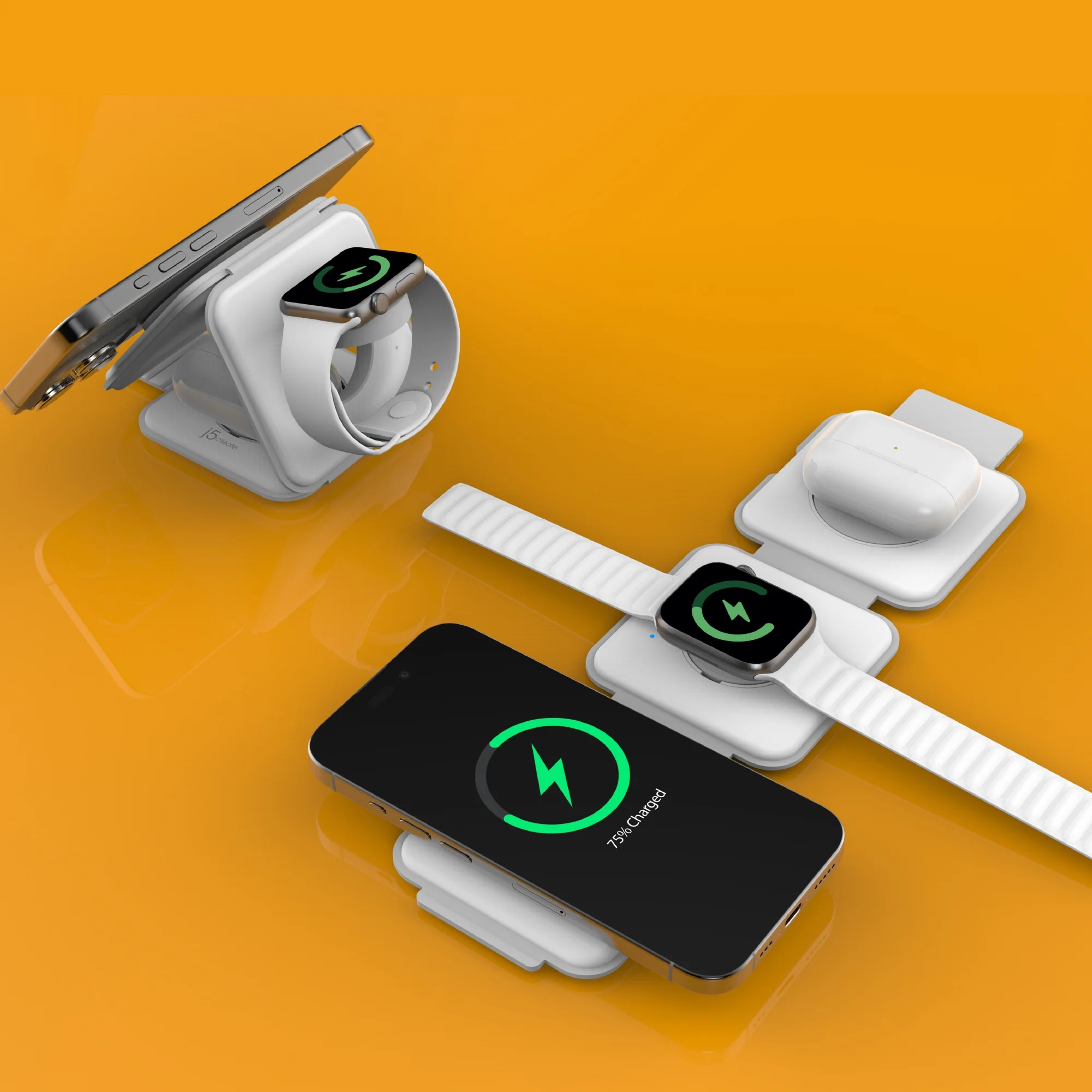 Qi2 3-in-1 Magnetic Travel Wireless Charging Station - Image 7