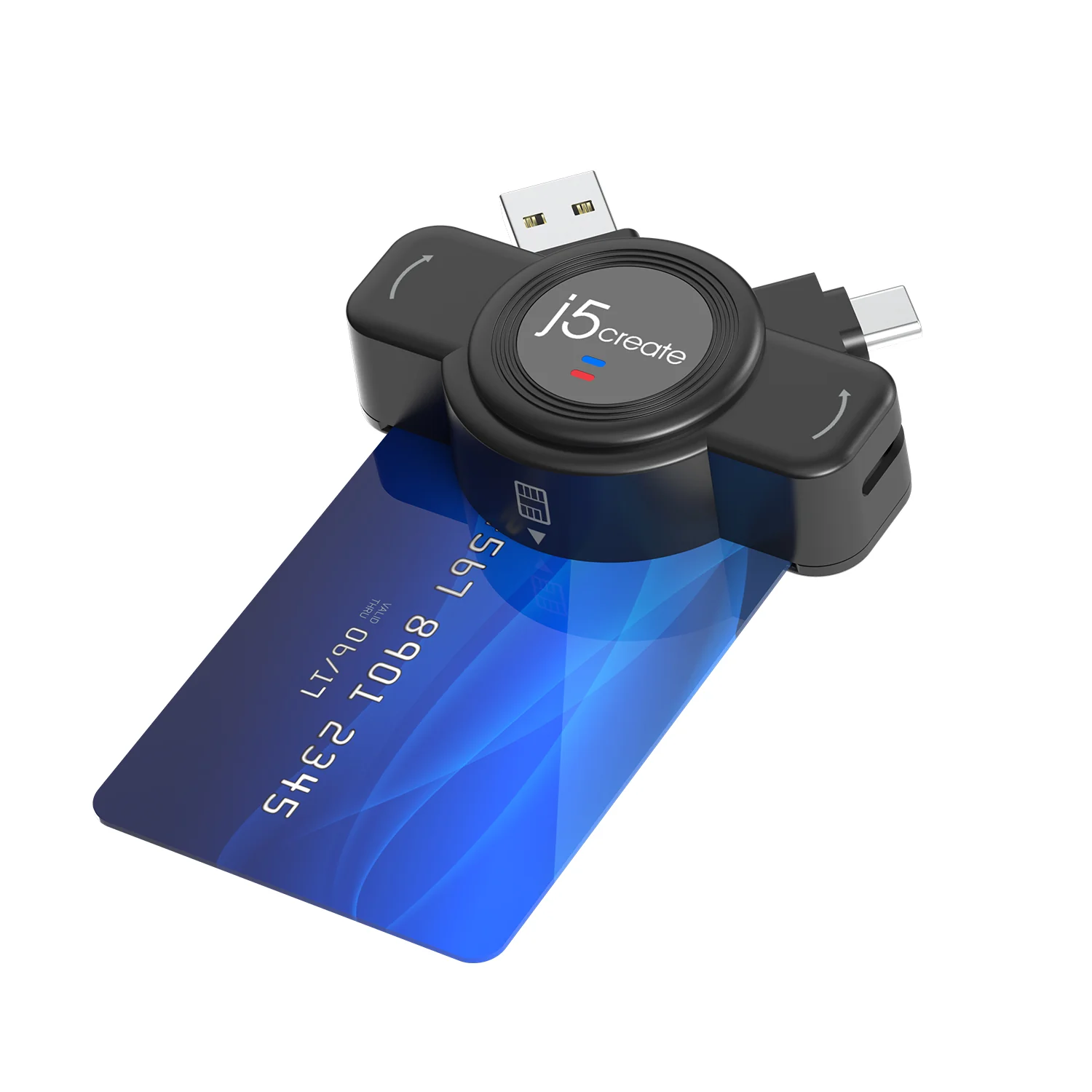 USB™ Smart Card/CAC Reader Duo with USB-C® and Type-A - Image 3