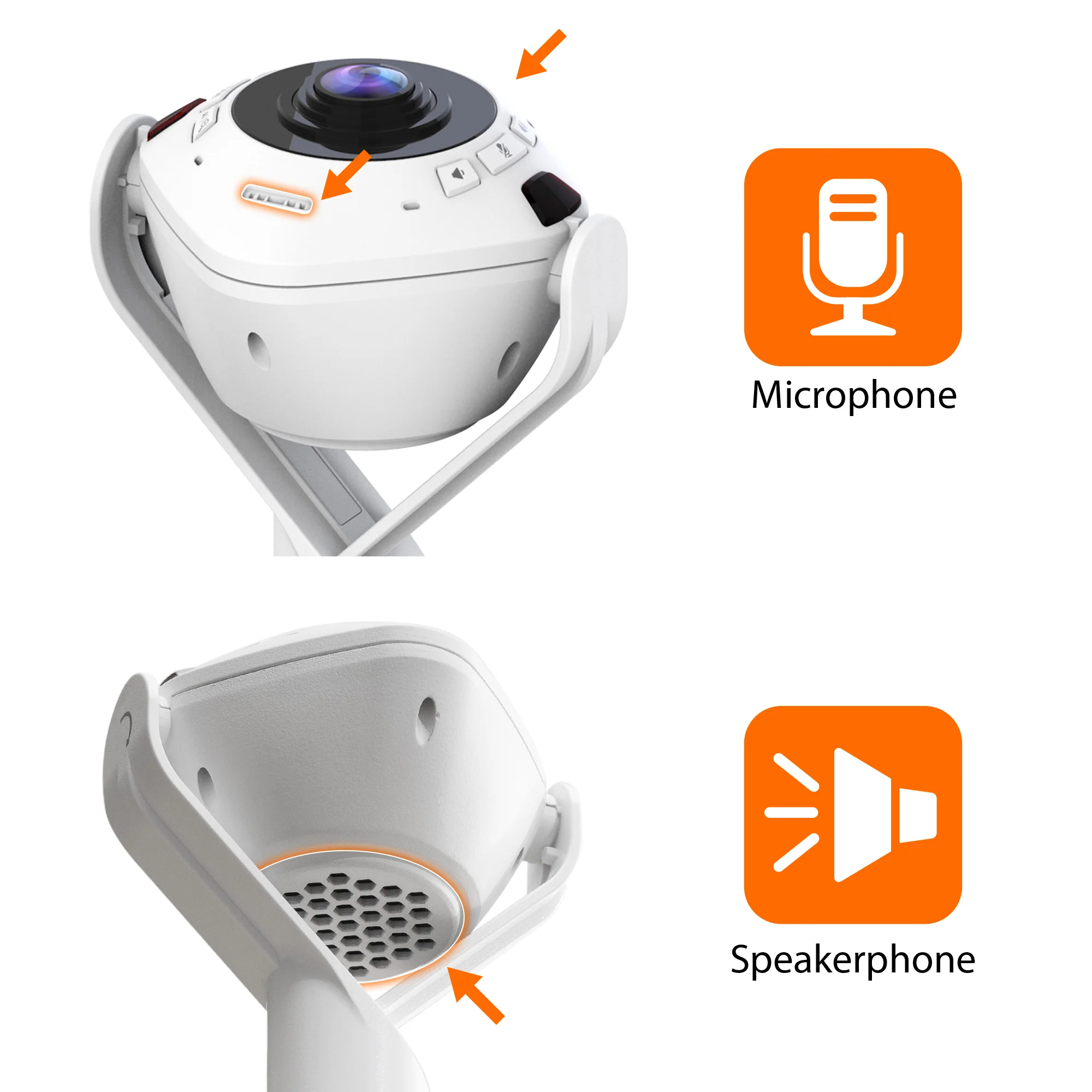 360° AI-Powered Webcam with Speakerphone - Image 12