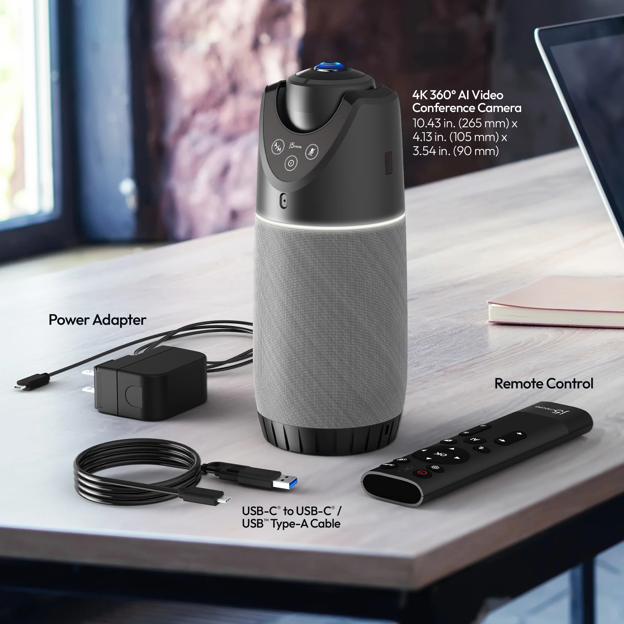 4K 360° AI Video Conference Camera - Image 11