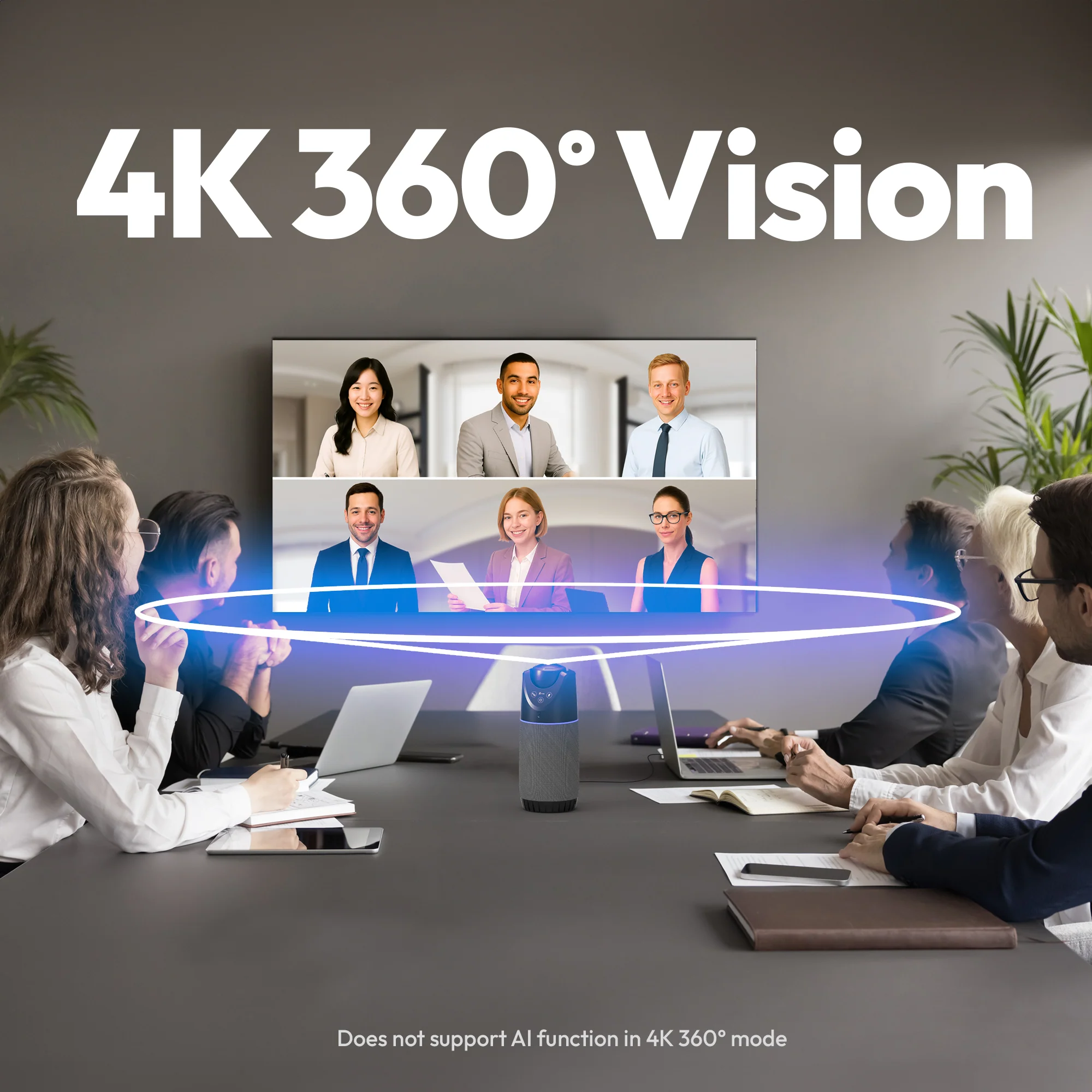 4K 360° AI Video Conference Camera - Image 5